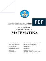 RPP 1 Lembar Matematika Kelas 4 Semester 2