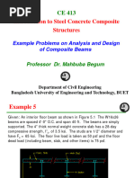 Examples Composite Beams CE413