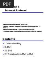 Internet Protocol: Chapter 18 Internetwork Protocols (Chapter 20 Network Layer: Internet Protocol