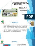 CLASE #9 Sistema de Información y Selección de Proveedores de Materia Prima e Insumos en La Industria Láctea.