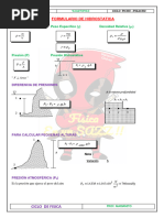 Formulario de Hidrostatica