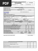 COI-R32.01 CUESTIONARIO DE SELECCIÓN DE PROVEEDORES Rev 6