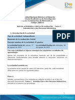 Tarea 1 - Introducción A Los Procesos Aritméticos