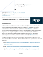 New-Onset Urticaria