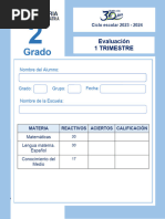 Examen 1 Trimestre 2º A y B