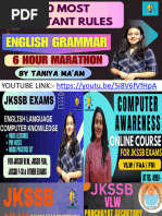 100 Rules of English Grammar by Tania Mam