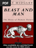 MIDGLEY-Beast and Man. Roots of Human Nature