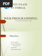 Web Programming Exit Exam