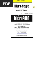 Micro-Scope Software Version 12 Technical Manual