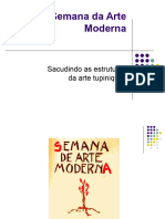 Semana Da Arte Moderna e Manifestos Modernistas para Os 3os Anos