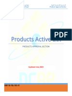 DCRP-Products Active List