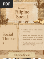 Lesson 4 Filipino Social Thinkers