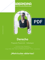 Brochure Derecho Pregrado Presencial Valledupar