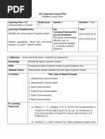 DepEd Format-Lesson Plan