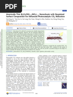 Atomically Thin Bi2O2 (OH) 1+x (NO3) 1-x Nanosheets With Regulated Surface Composition For Enhanced Photocatalytic CO2 Reduction