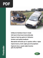 LRL305 ENG - Land Rover Freelander 1999 - Owners Guide - Softback & Hardbac