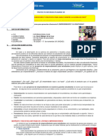 VII PROYECTO INTERDISCIPLINARIO - 2 ° GRADO SECUNDARIA - 2023 - Rev