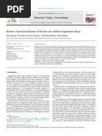 Review Corrosion Behavior of Friction Stir Welded Magnesium Alloys