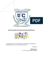 Antologia de Educacion Especial