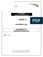 ECONOMICS P1 GR11 MEMO NOV 2023 - English