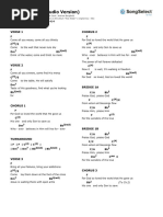 God So Loved (Studio Version) - Chords-F