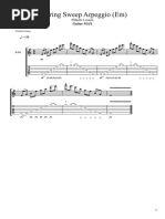 6 String Sweep Arpeggio