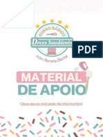 MATERIAL - Curso Básico Doces Saudáveis