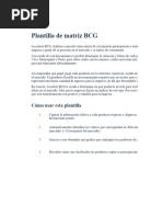 Plantilla de Matriz BCG - XLSX Ivett