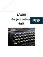 ABC Du Journalisme Ecrit