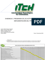 Evidencia 3 Programa de Las Actividades para La Implementación Del TPM.