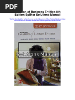 Taxation of Business Entities 8th Edition Spilker Solutions Manual