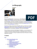 Electron Beam Lithography