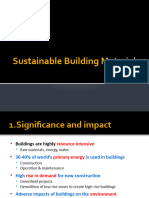 Sustainable Building Materials