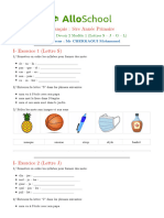 Semestre 1 Devoir 2 Modele 1 Francais 1ap