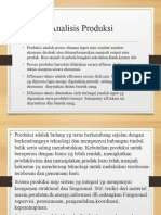 Pertemuan 6 Analisa Produksi