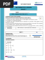 Lesson Plan Gr. 7 Mathematics Term 1 Week 6 Common Fractions