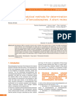 Analytical Methods For Determination of Benzodiazepines. A Short Review