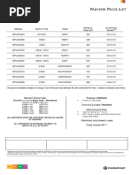 Preview Price List - Kipling Station Condos