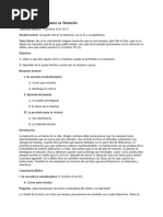 La Victoria Sobre La Tentación