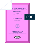 III Sem - BA Economics - Core-Micro Economics - II