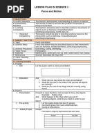 Lesson Plan in Science 3