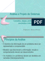 1 - Analise e Projeto de Sistemas