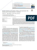 Resident Intention To Invite Friends, Relatives, and Acquaintances: The Dynamic Process of Place Identity As A Motivator