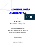 Hidrogeología Ambiental: Dr. Miguel Auge Profesor Titular de Hidrogeología