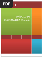 Módulo de Matemática 2do Año