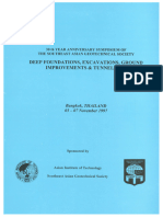 30th Year Anniversary Symposium 1997, Deep Foundations, Grounds Improvements, Excavations and Tunnelling, 3-7 November 1997 (Vol. 1)