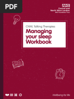 Managing Your Sleep