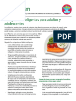 Refrigerios Inteligentes para Adultos y Adolescentes