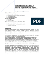 Los Sistemas Alternativos y Aumentativos de Comunicación (SAAC)