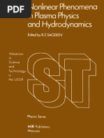 Sagdeev (Ed.) - Nonlinear Phenomena in Plasma Physics and Hydrodynamics - Mir - 1986